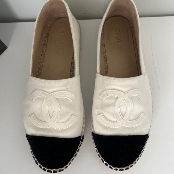 Chanel Velvet Espadrilles - Picture 2 of 5